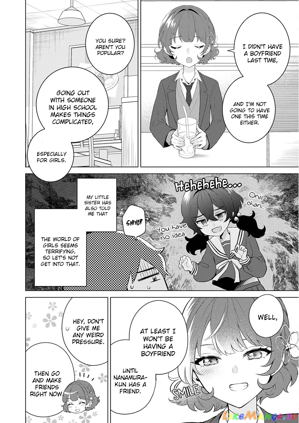 Please Leave Me Alone (For Some Reason, She Wants to Change a Lone Wolf's Helpless High School Life.) chapter 5.5 - page 10