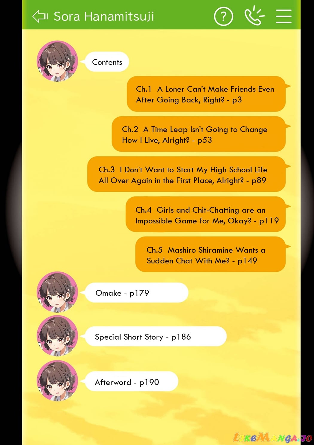 Please Leave Me Alone (For Some Reason, She Wants to Change a Lone Wolf's Helpless High School Life.) chapter 5.5 - page 4