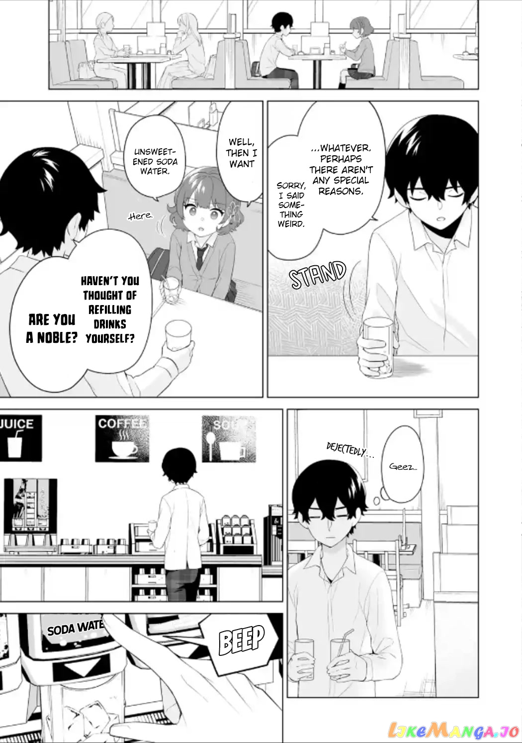 Please Leave Me Alone (For Some Reason, She Wants to Change a Lone Wolf's Helpless High School Life.) chapter 6 - page 17