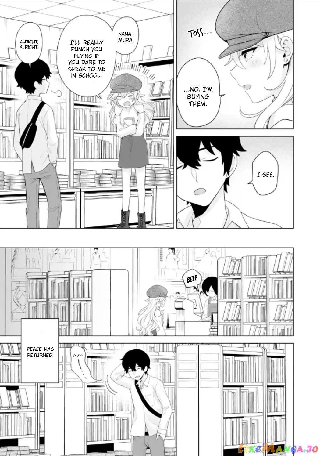 Please Leave Me Alone (For Some Reason, She Wants to Change a Lone Wolf's Helpless High School Life.) chapter 6 - page 9