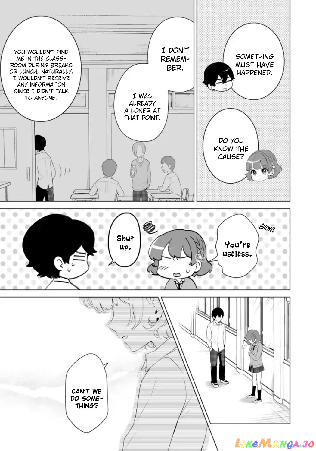 Please Leave Me Alone (For Some Reason, She Wants to Change a Lone Wolf's Helpless High School Life.) chapter 7 - page 3