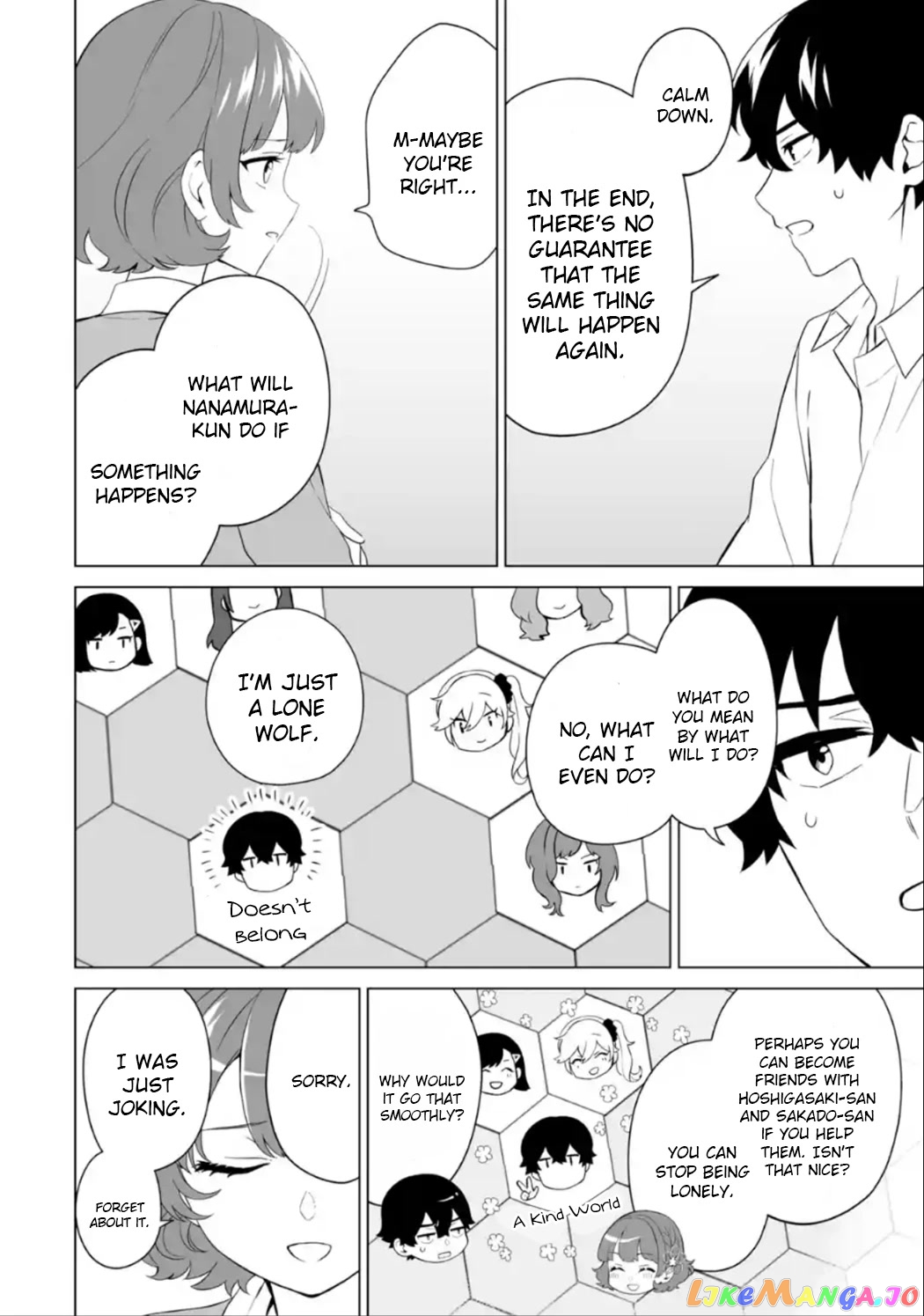 Please Leave Me Alone (For Some Reason, She Wants to Change a Lone Wolf's Helpless High School Life.) chapter 7 - page 4