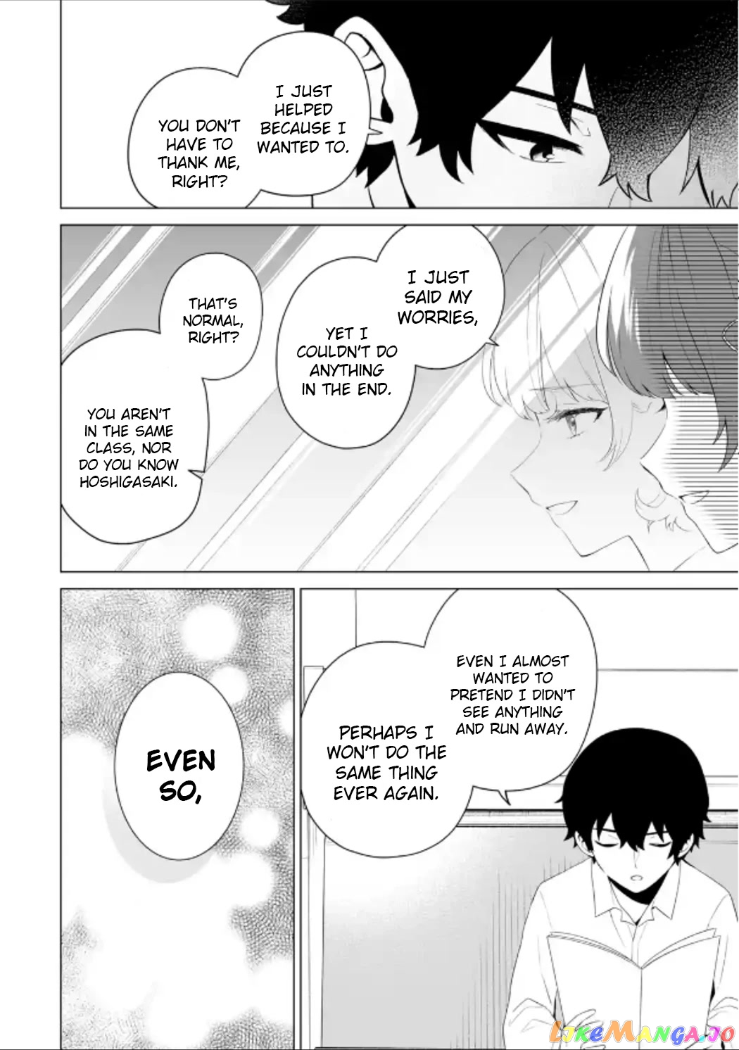 Please Leave Me Alone (For Some Reason, She Wants to Change a Lone Wolf's Helpless High School Life.) chapter 8 - page 22