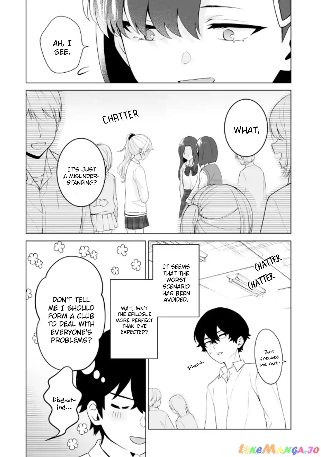 Please Leave Me Alone (For Some Reason, She Wants to Change a Lone Wolf's Helpless High School Life.) chapter 8 - page 8