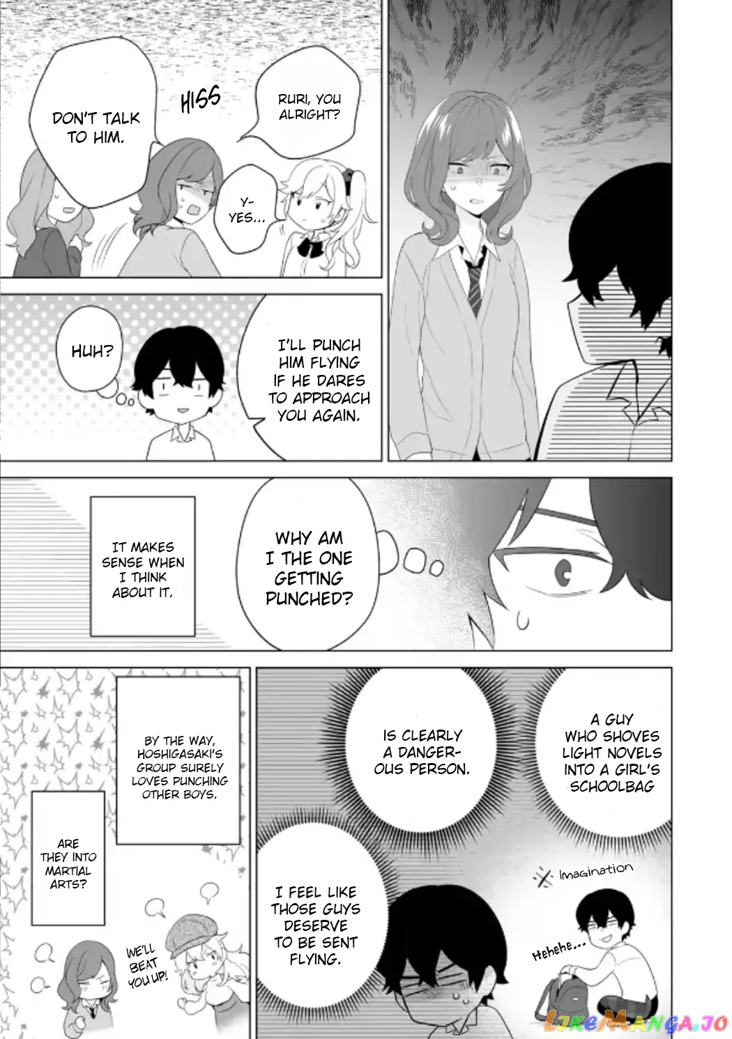 Please Leave Me Alone (For Some Reason, She Wants to Change a Lone Wolf's Helpless High School Life.) chapter 8 - page 9