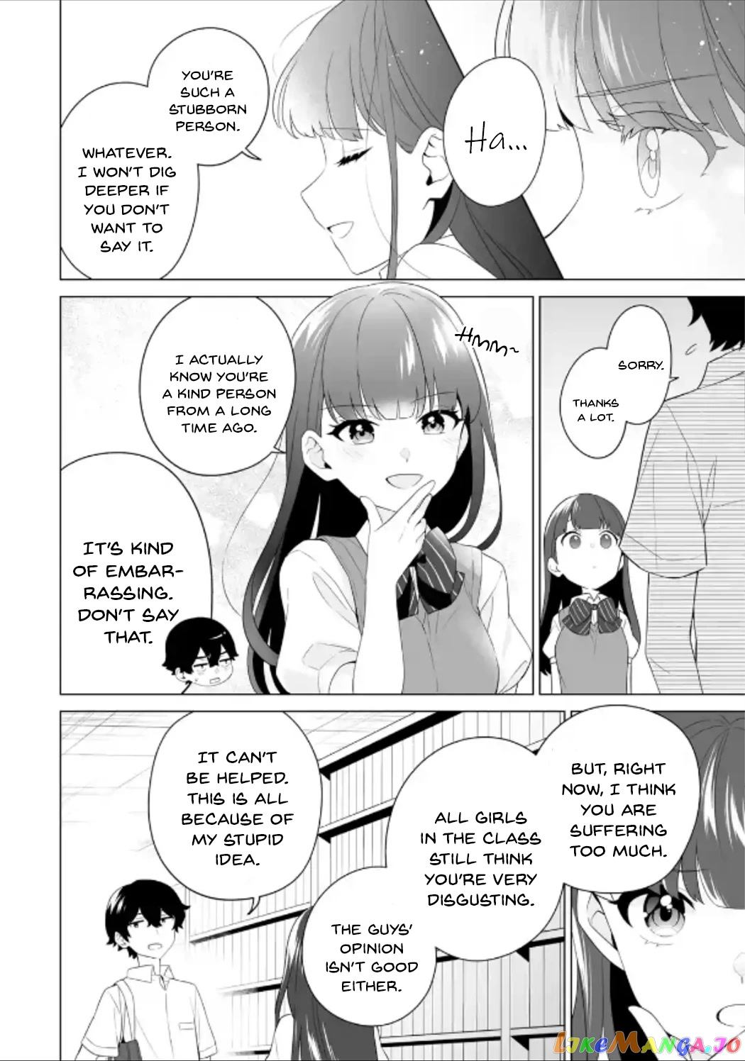 Please Leave Me Alone (For Some Reason, She Wants to Change a Lone Wolf's Helpless High School Life.) chapter 10 - page 14