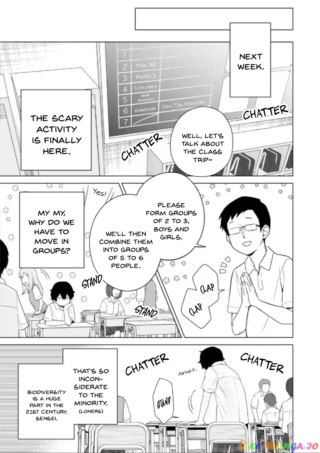 Please Leave Me Alone (For Some Reason, She Wants to Change a Lone Wolf's Helpless High School Life.) chapter 11 - page 25
