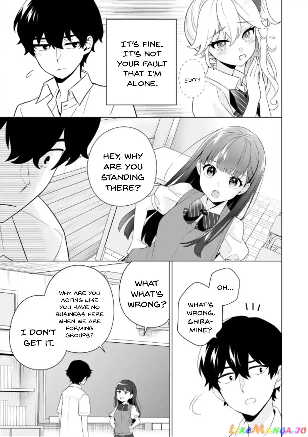 Please Leave Me Alone (For Some Reason, She Wants to Change a Lone Wolf's Helpless High School Life.) chapter 11 - page 27
