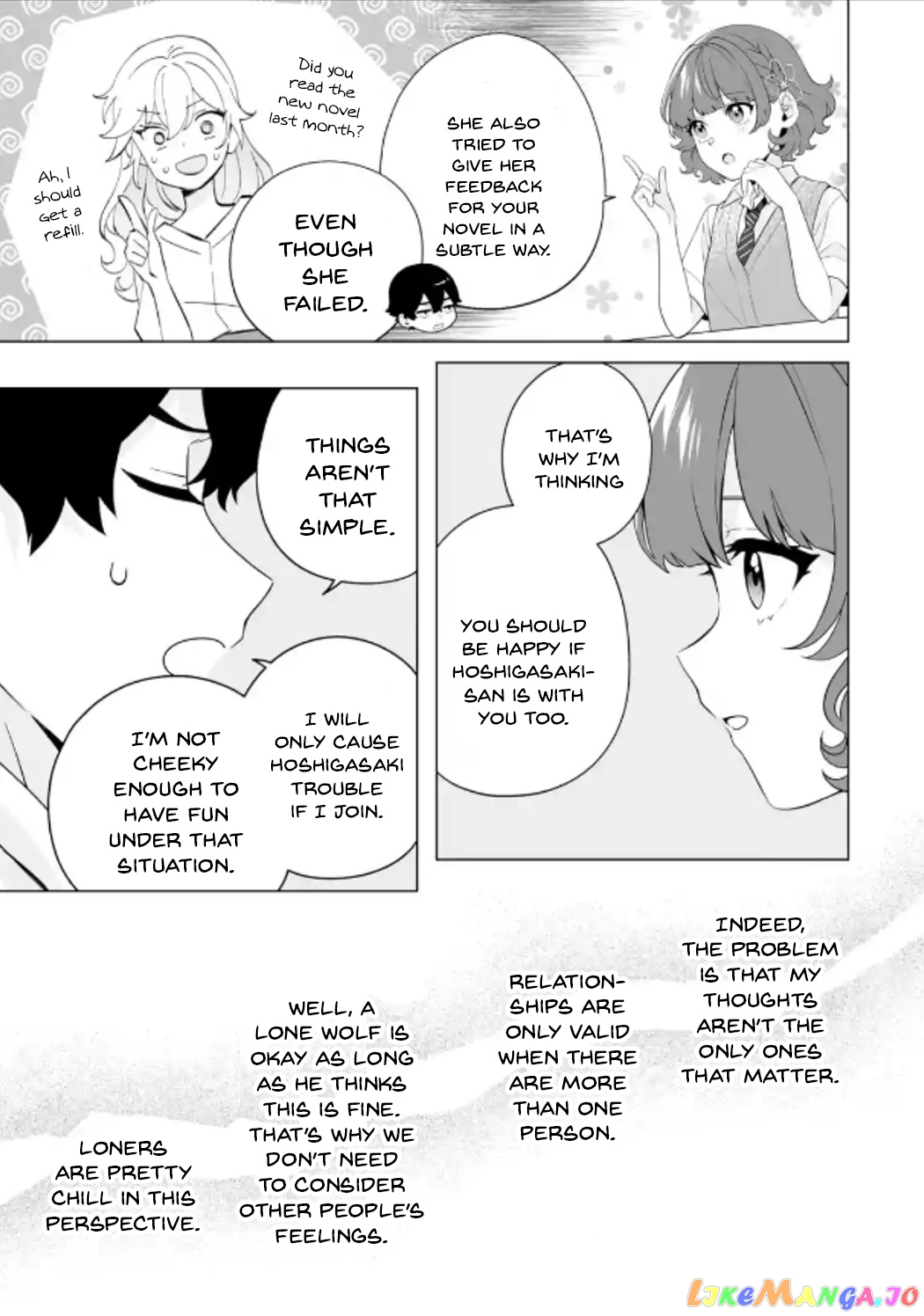 Please Leave Me Alone (For Some Reason, She Wants to Change a Lone Wolf's Helpless High School Life.) chapter 12 - page 13