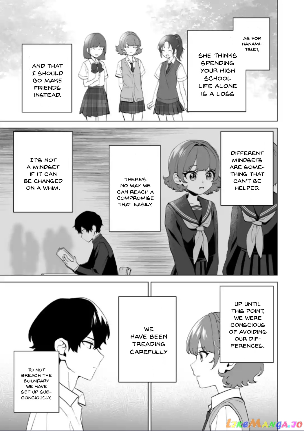 Please Leave Me Alone (For Some Reason, She Wants to Change a Lone Wolf's Helpless High School Life.) chapter 12 - page 25