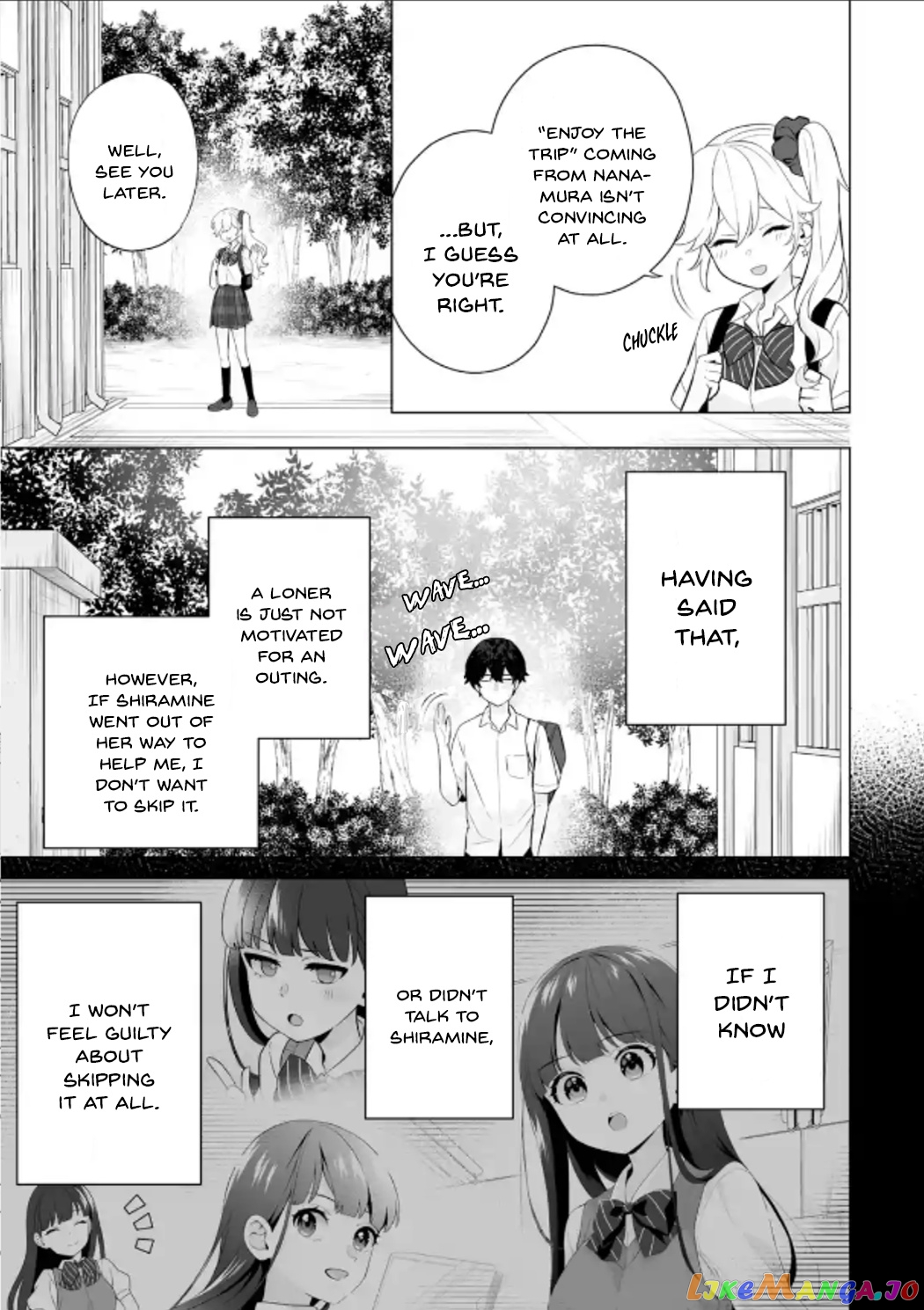 Please Leave Me Alone (For Some Reason, She Wants to Change a Lone Wolf's Helpless High School Life.) chapter 12 - page 9