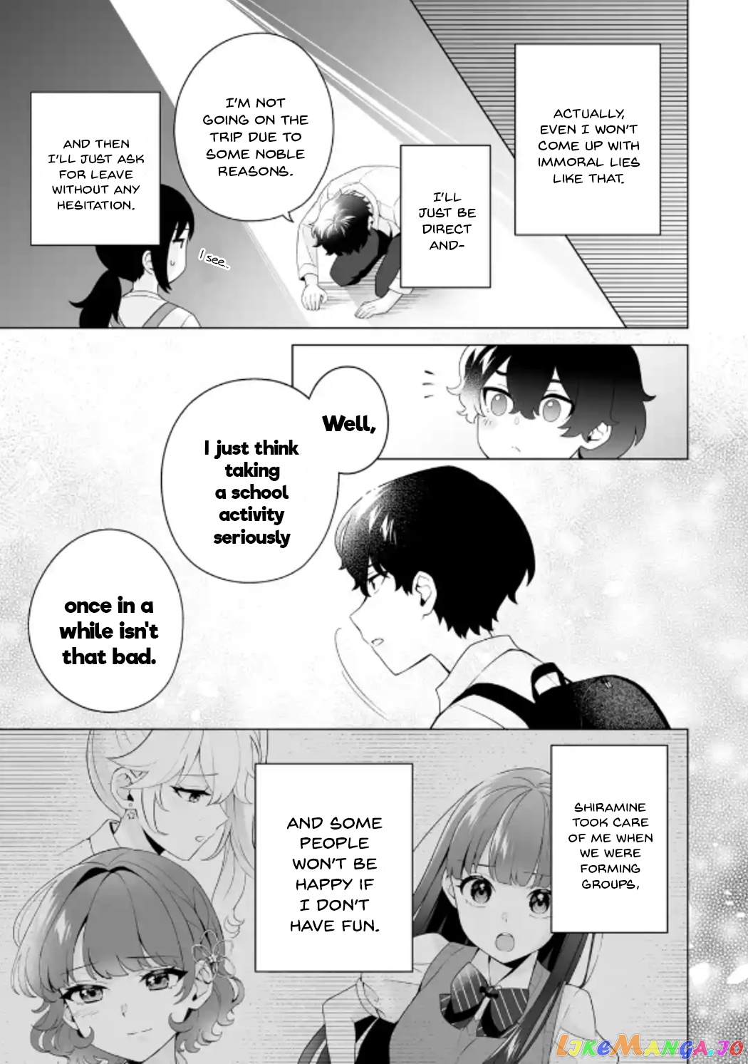 Please Leave Me Alone (For Some Reason, She Wants to Change a Lone Wolf's Helpless High School Life.) chapter 13 - page 5