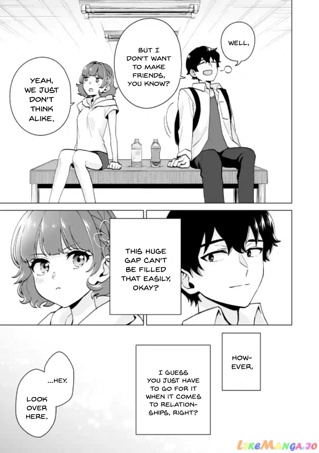 Please Leave Me Alone (For Some Reason, She Wants to Change a Lone Wolf's Helpless High School Life.) chapter 17 - page 17