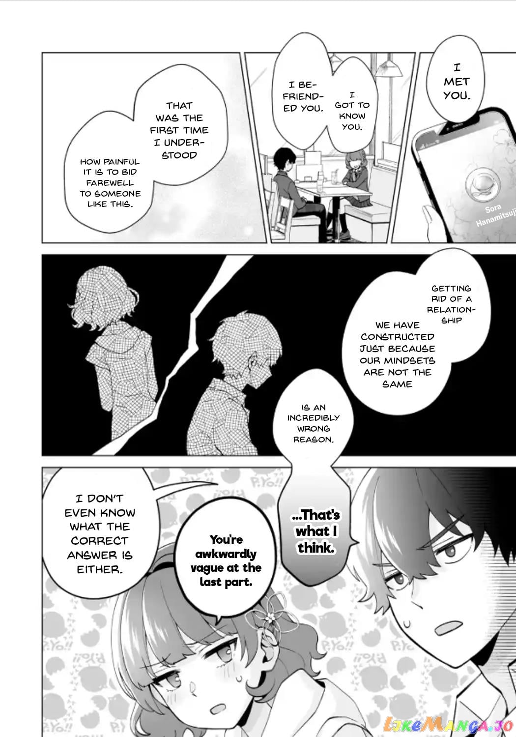 Please Leave Me Alone (For Some Reason, She Wants to Change a Lone Wolf's Helpless High School Life.) chapter 17 - page 2
