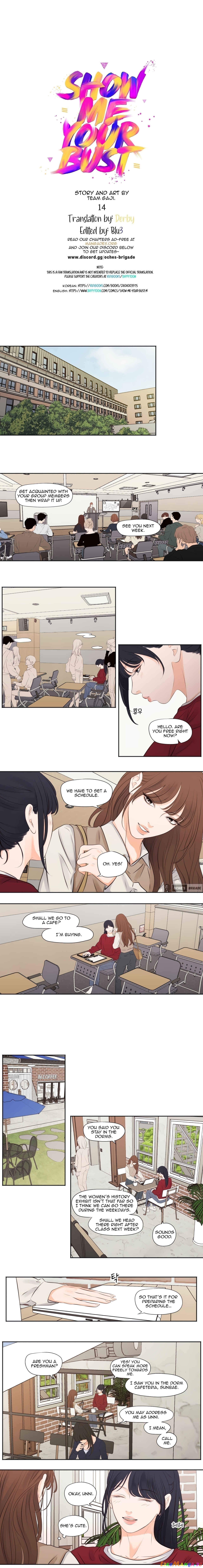 Show Me Your Bust chapter 14 - page 1