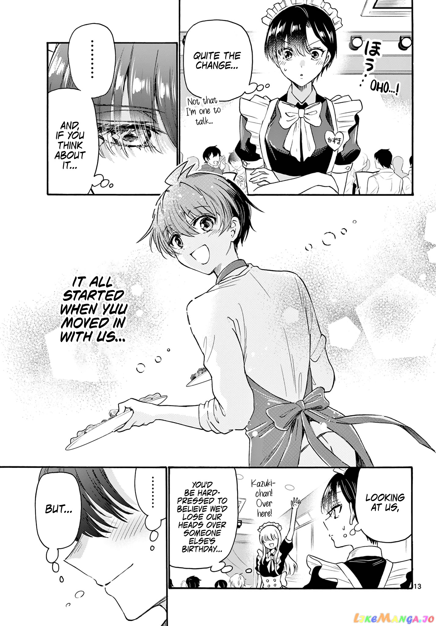 Mikadono Sanshimai Wa Angai, Choroi chapter 64 - page 13