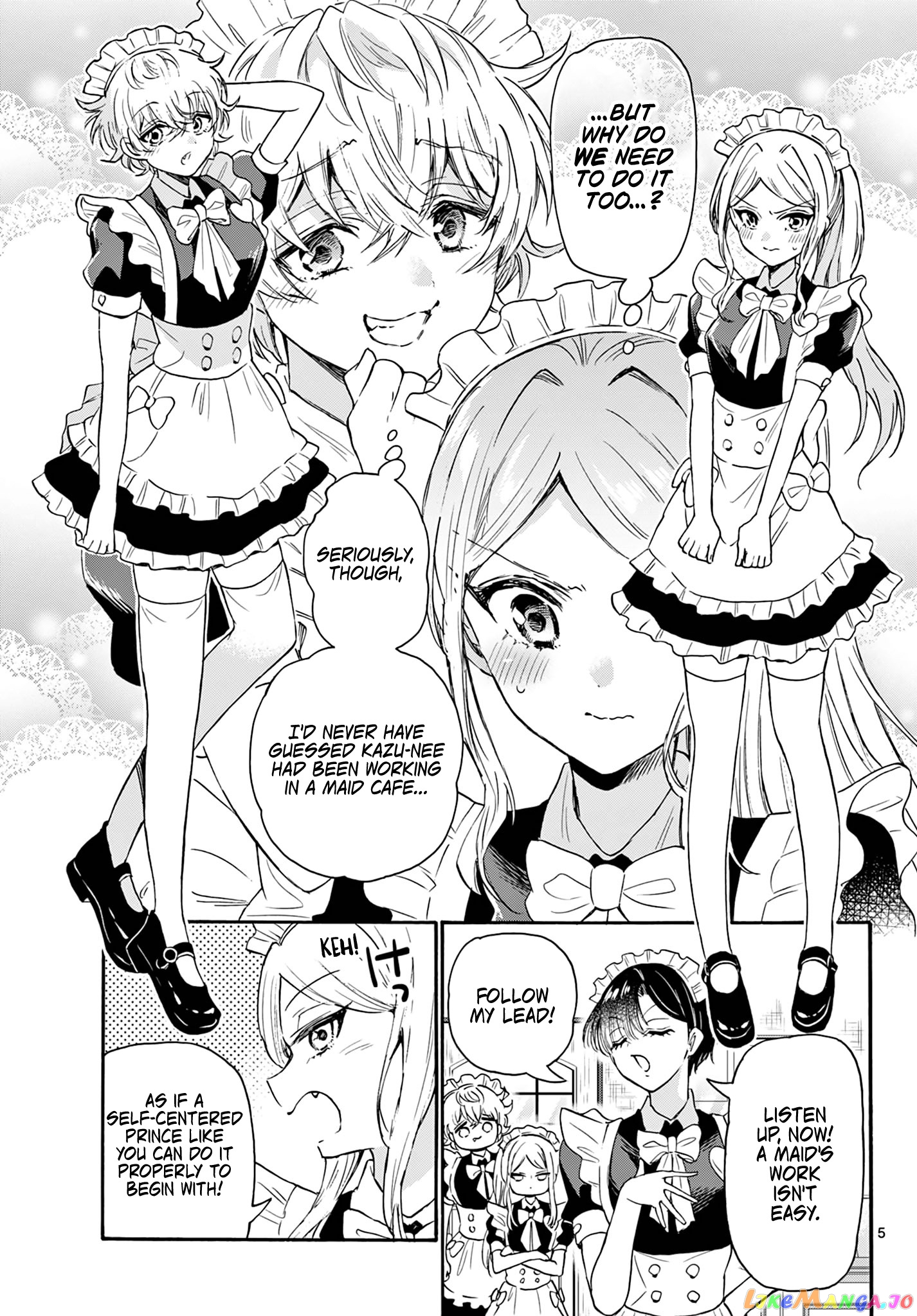 Mikadono Sanshimai Wa Angai, Choroi chapter 64 - page 5