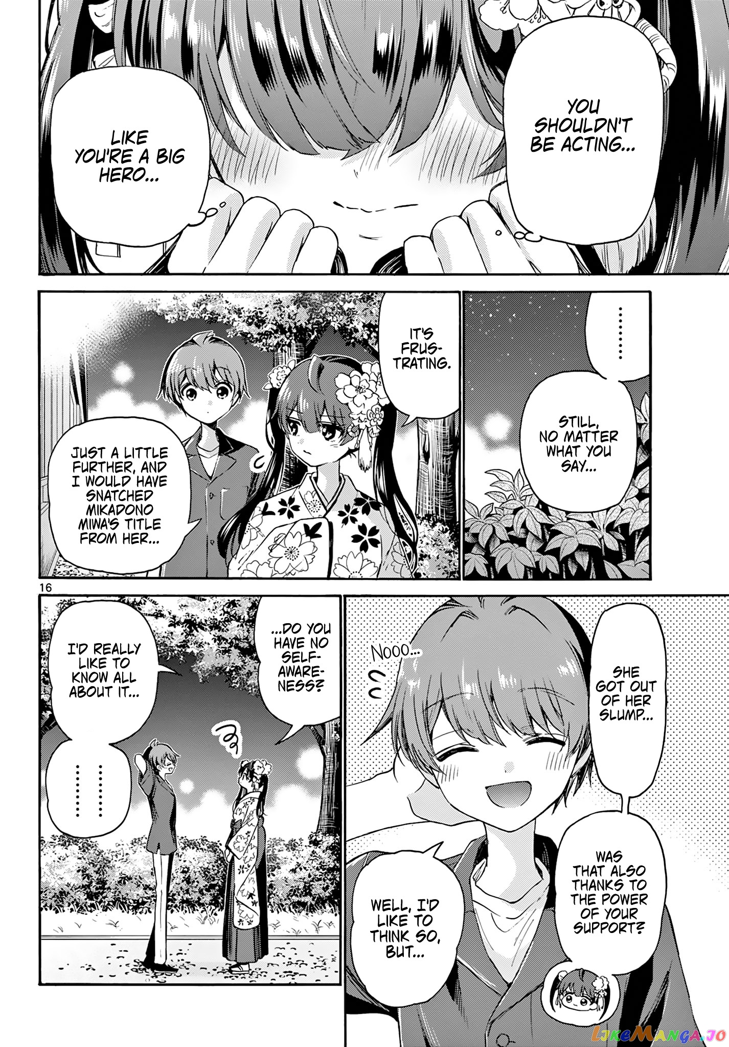 Mikadono Sanshimai Wa Angai, Choroi chapter 46 - page 16