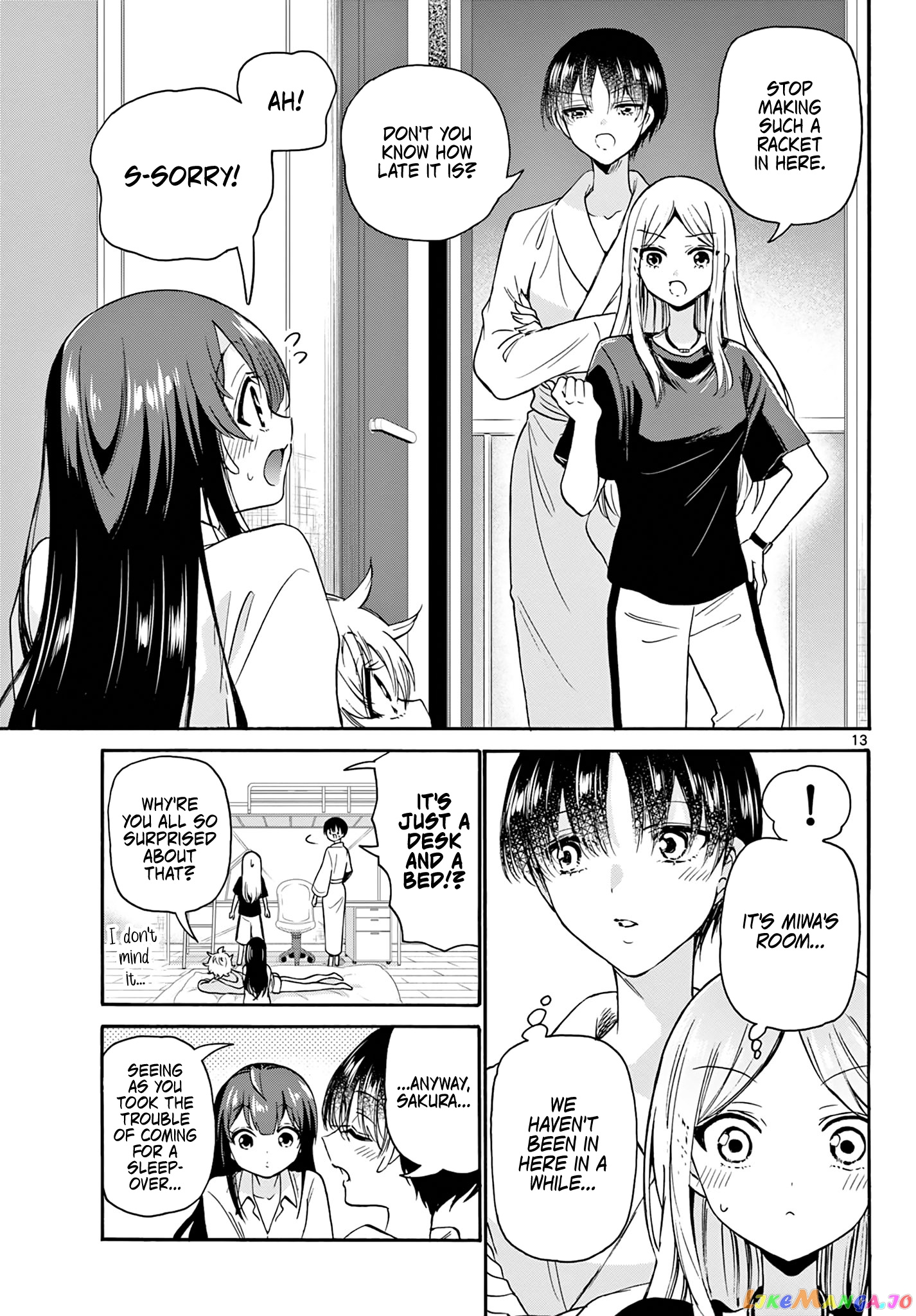 Mikadono Sanshimai Wa Angai, Choroi chapter 50 - page 13