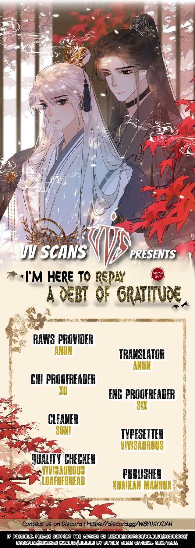 I'm Here to Repay a Debt of Gratitude chapter 3 - page 1