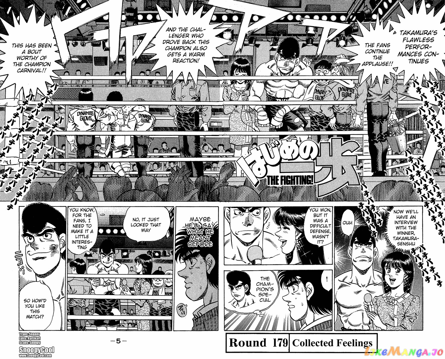 Hajime no Ippo Chapter 179 - page 5