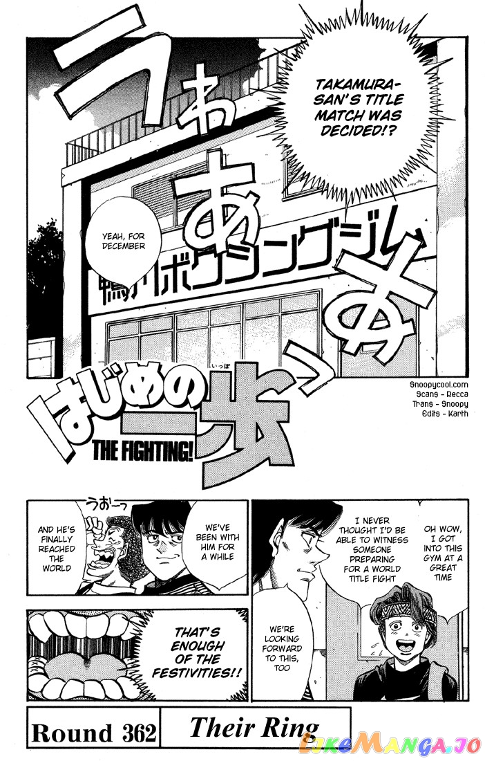 Hajime no Ippo Chapter 362 - page 4