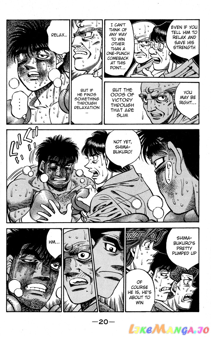 Hajime no Ippo Chapter 434 - page 20