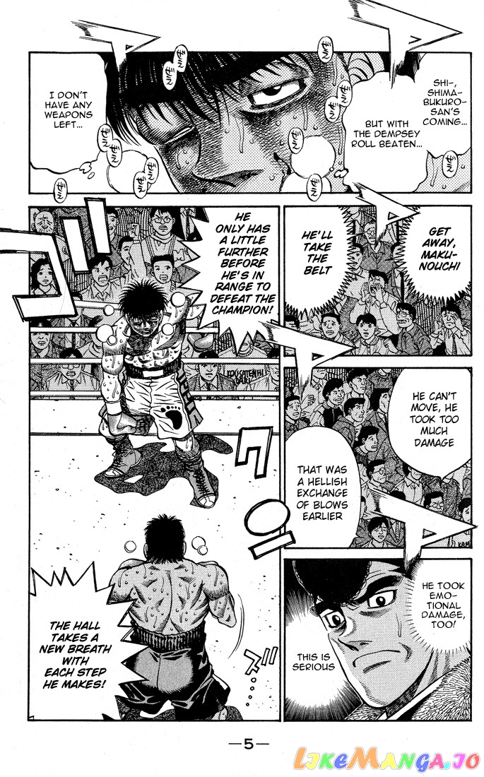 Hajime no Ippo Chapter 434 - page 6