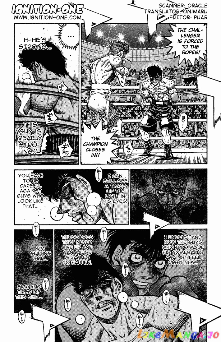 Hajime no Ippo Chapter 554 - page 2