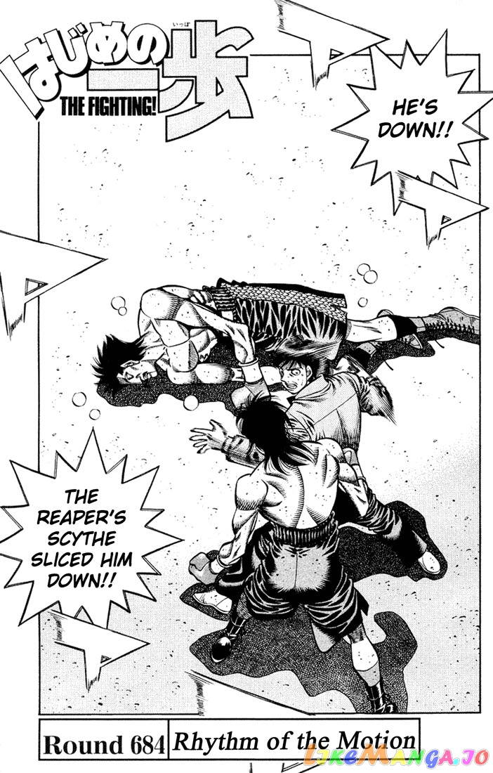 Hajime no Ippo Chapter 684 - page 1