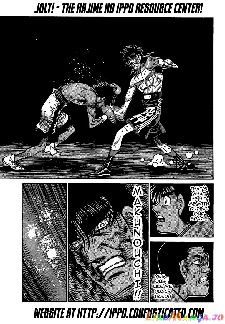Hajime no Ippo Chapter 855 - page 11