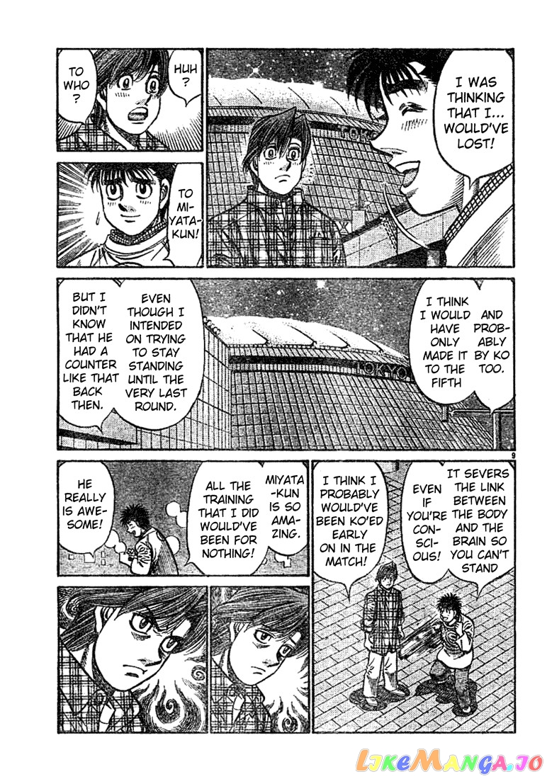 Hajime no Ippo Chapter 750 - page 9
