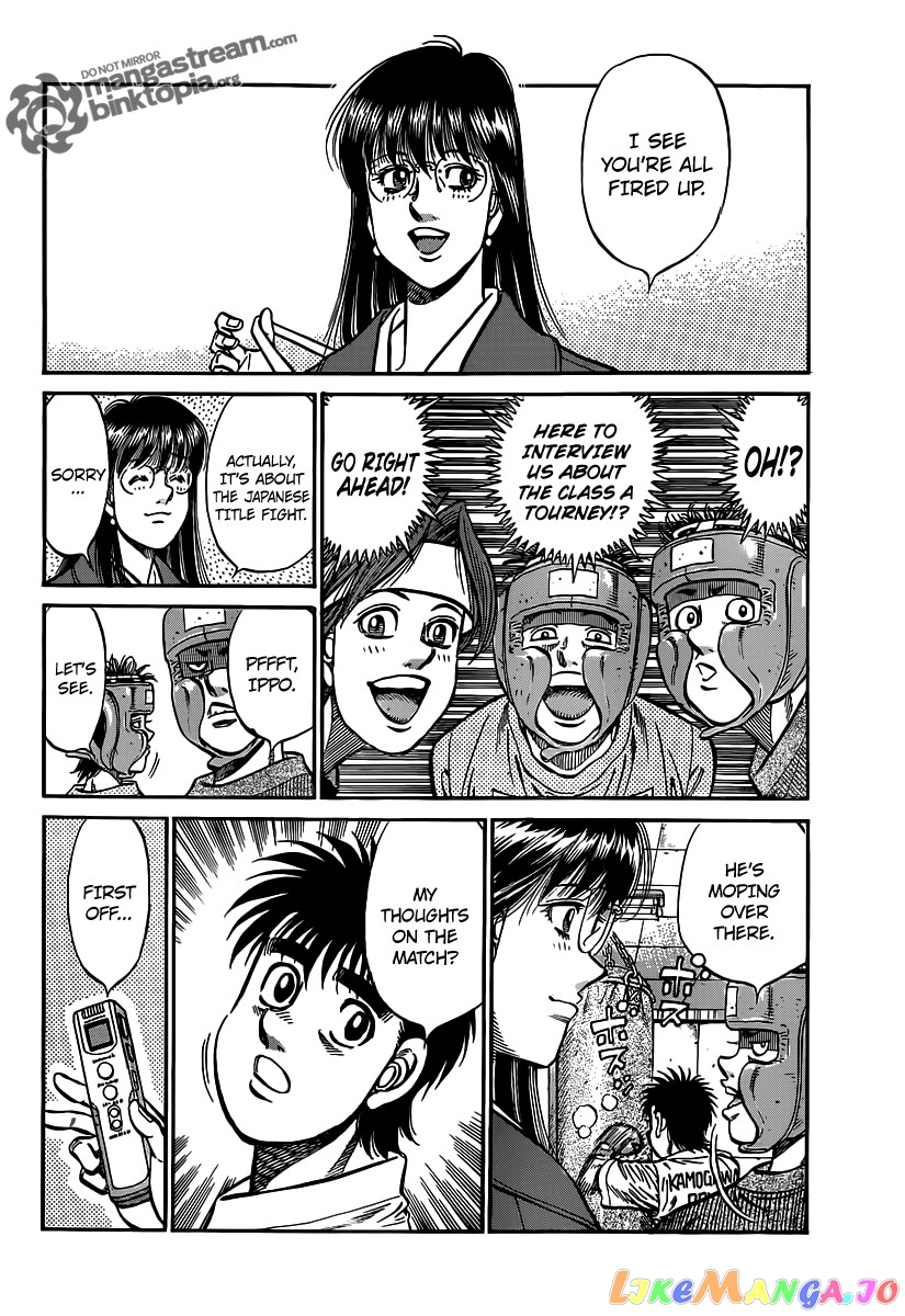 Hajime no Ippo Chapter 945 - page 2