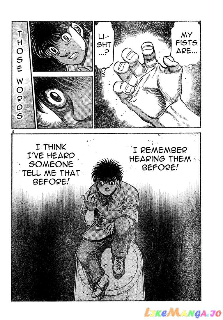 Hajime no Ippo Chapter 724 - page 18