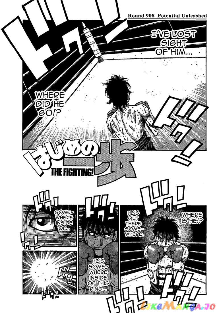 Hajime no Ippo Chapter 908 - page 1