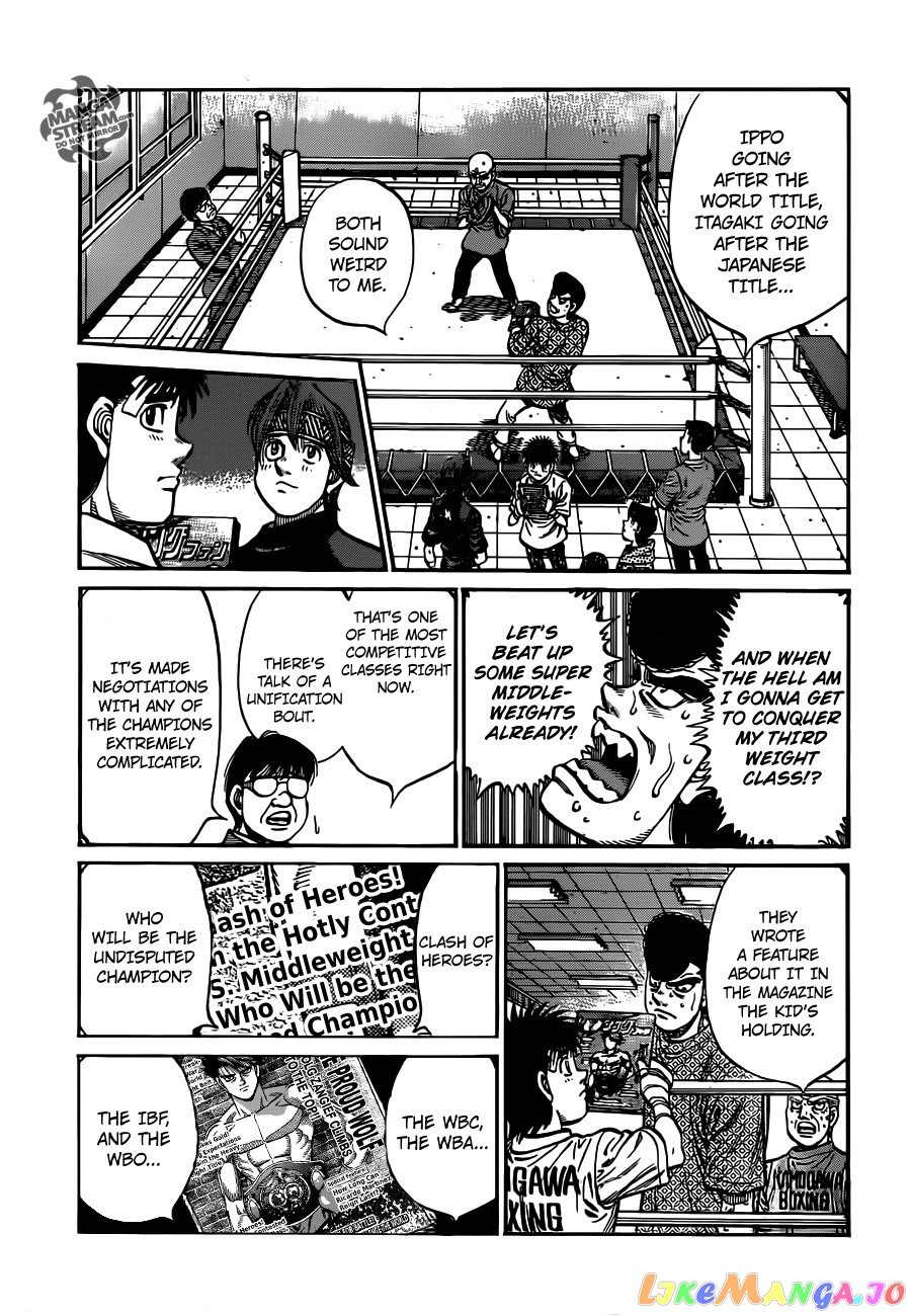 Hajime no Ippo Chapter 1012 - page 14