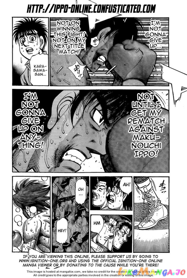 Hajime no Ippo Chapter 910 - page 2