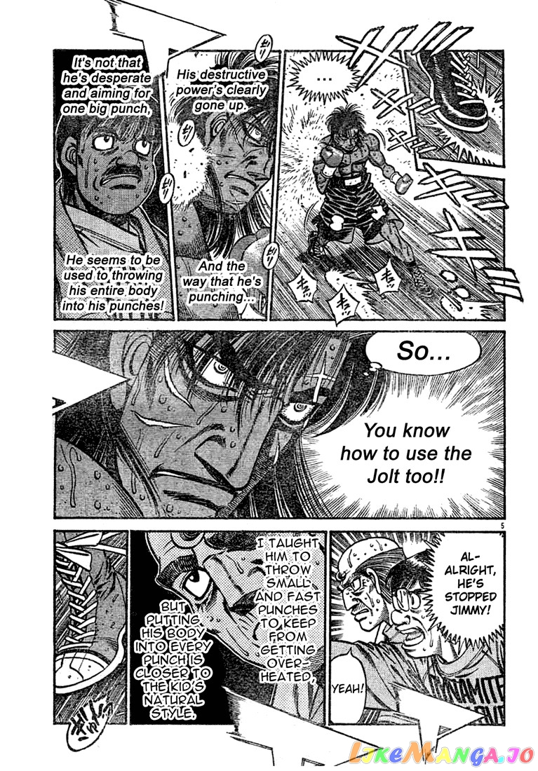 Hajime no Ippo Chapter 736 - page 5