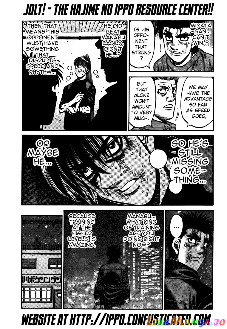 Hajime no Ippo Chapter 804 - page 10