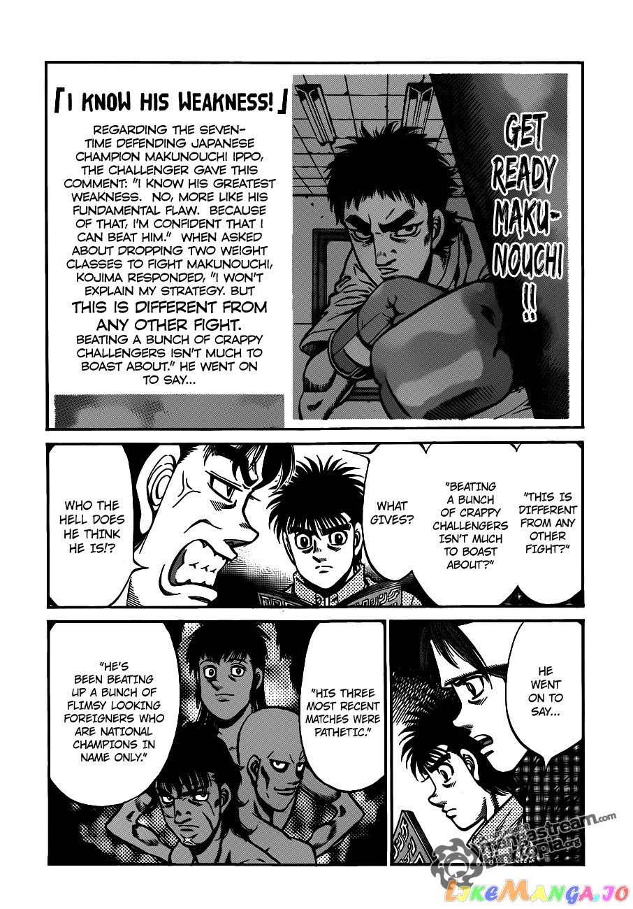 Hajime no Ippo Chapter 921 - page 11