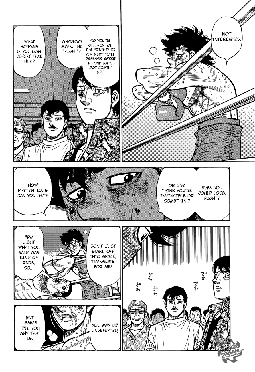 Hajime no Ippo Chapter 1275 - page 14