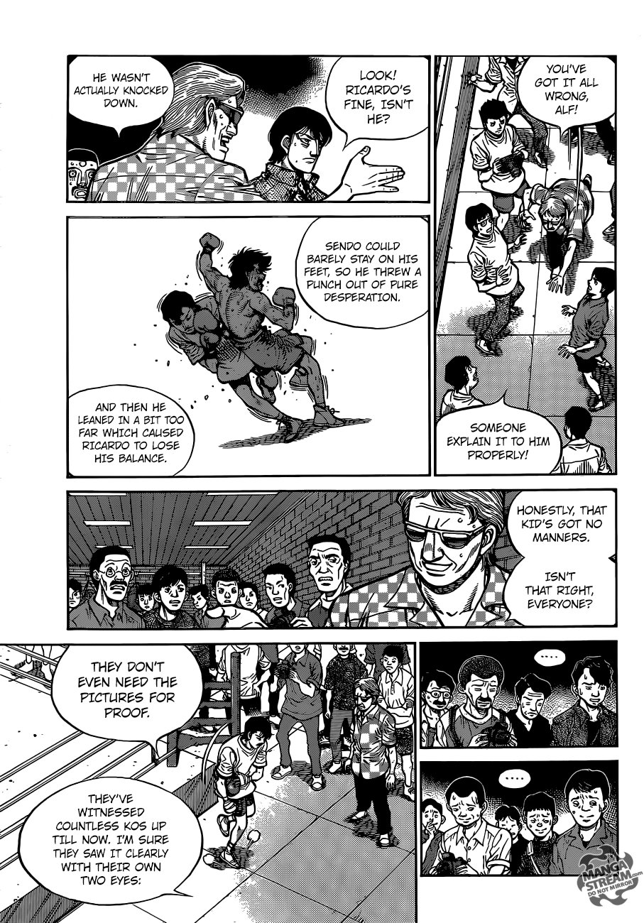 Hajime no Ippo Chapter 1275 - page 9