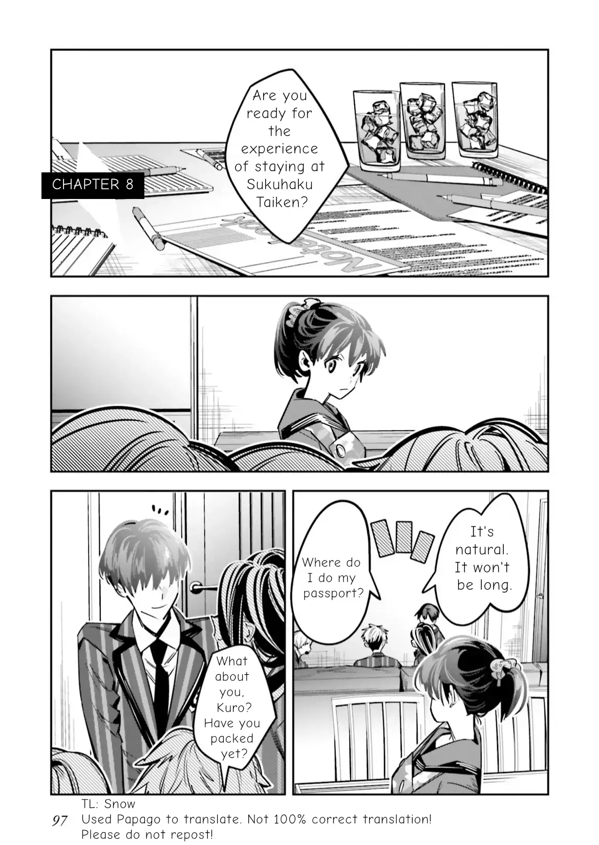 I Reincarnated As The Little Sister Of A Death Game Manga's Murder Mastermind And Failed chapter 8 - page 1