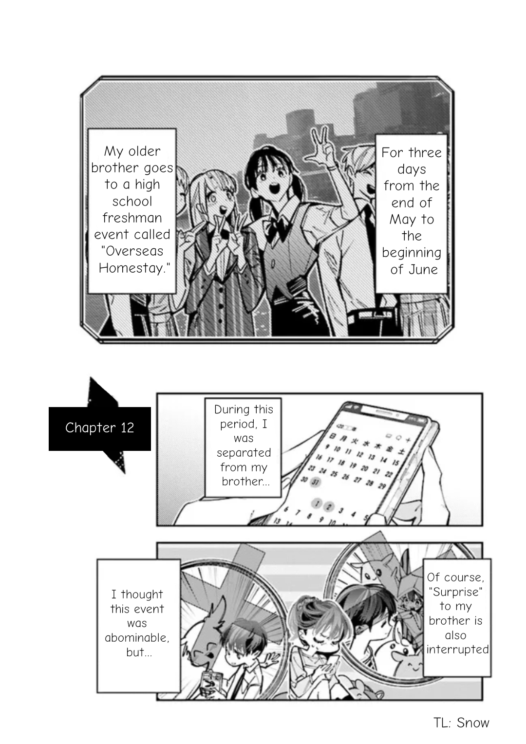I Reincarnated As The Little Sister Of A Death Game Manga's Murder Mastermind And Failed chapter 12 - page 2