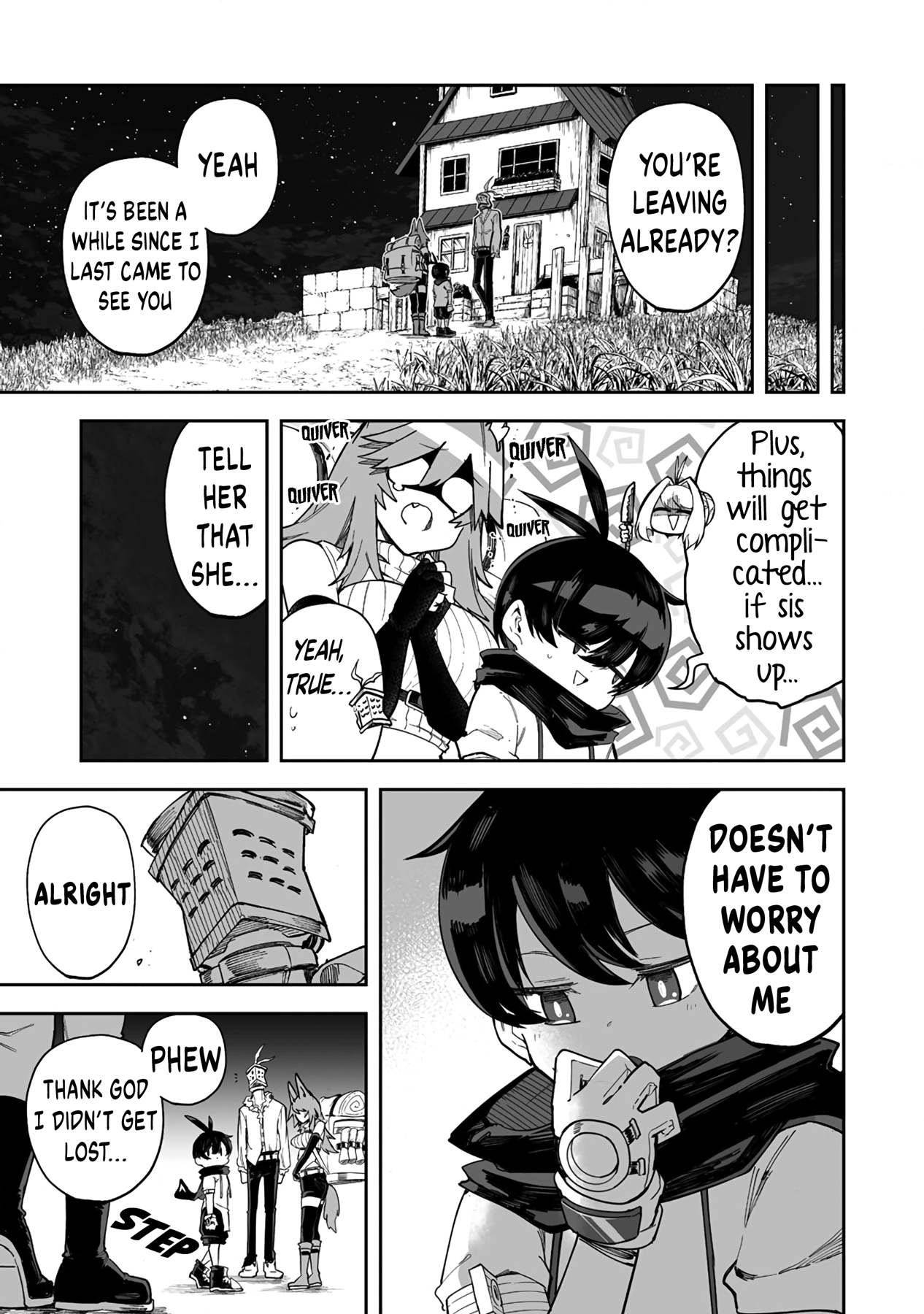 Shiboritoranaide, Onna Shounin-San chapter 38.2 - page 9