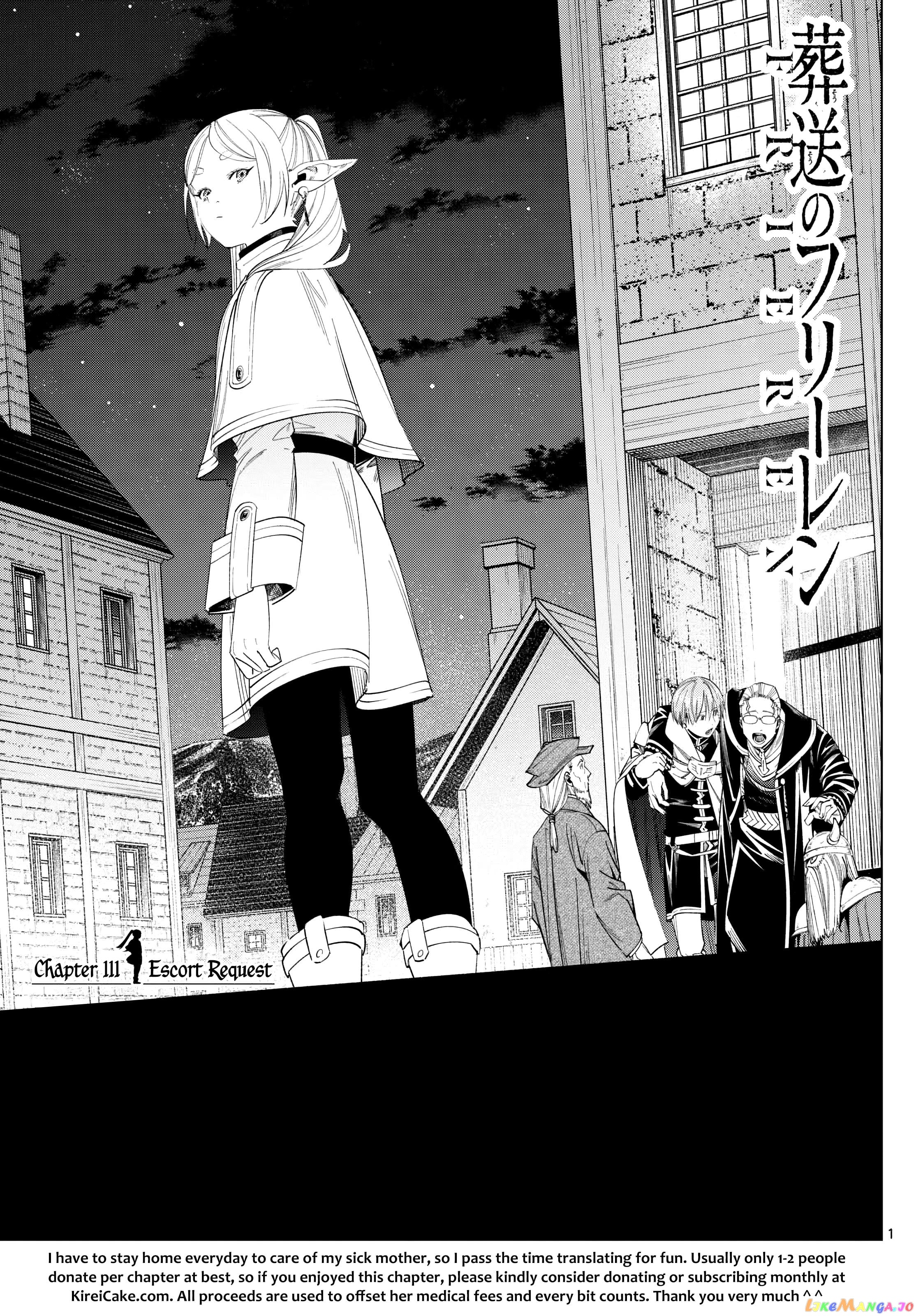 Sousou No Frieren chapter 111 - page 1