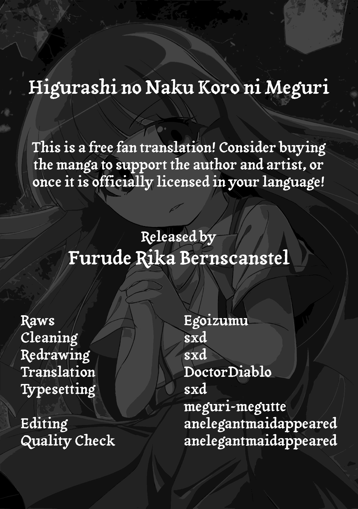 Higurashi no Naku Koro ni Meguri chapter 1.2 - page 1