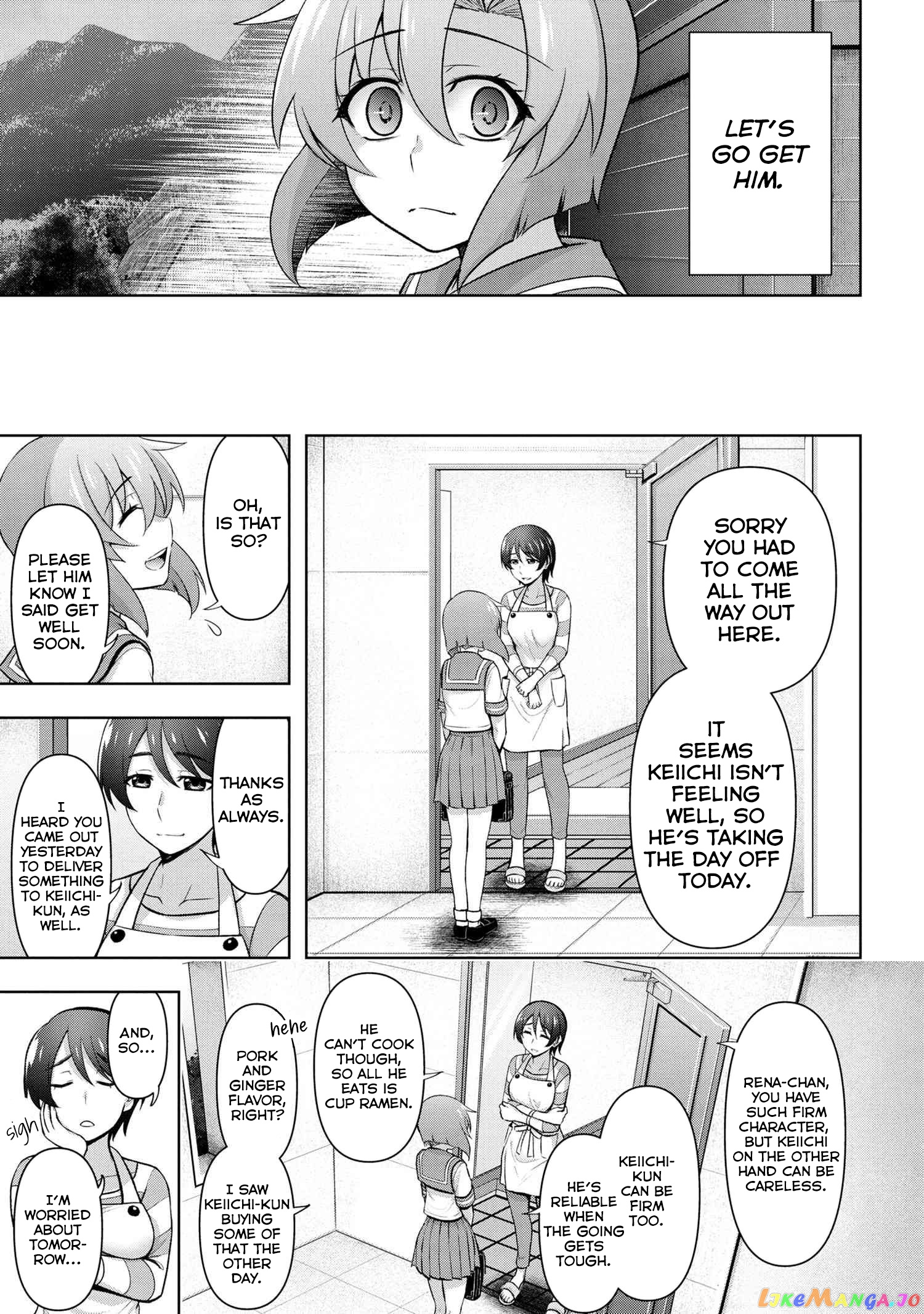 Higurashi no Naku Koro ni Meguri chapter 7.2 - page 14