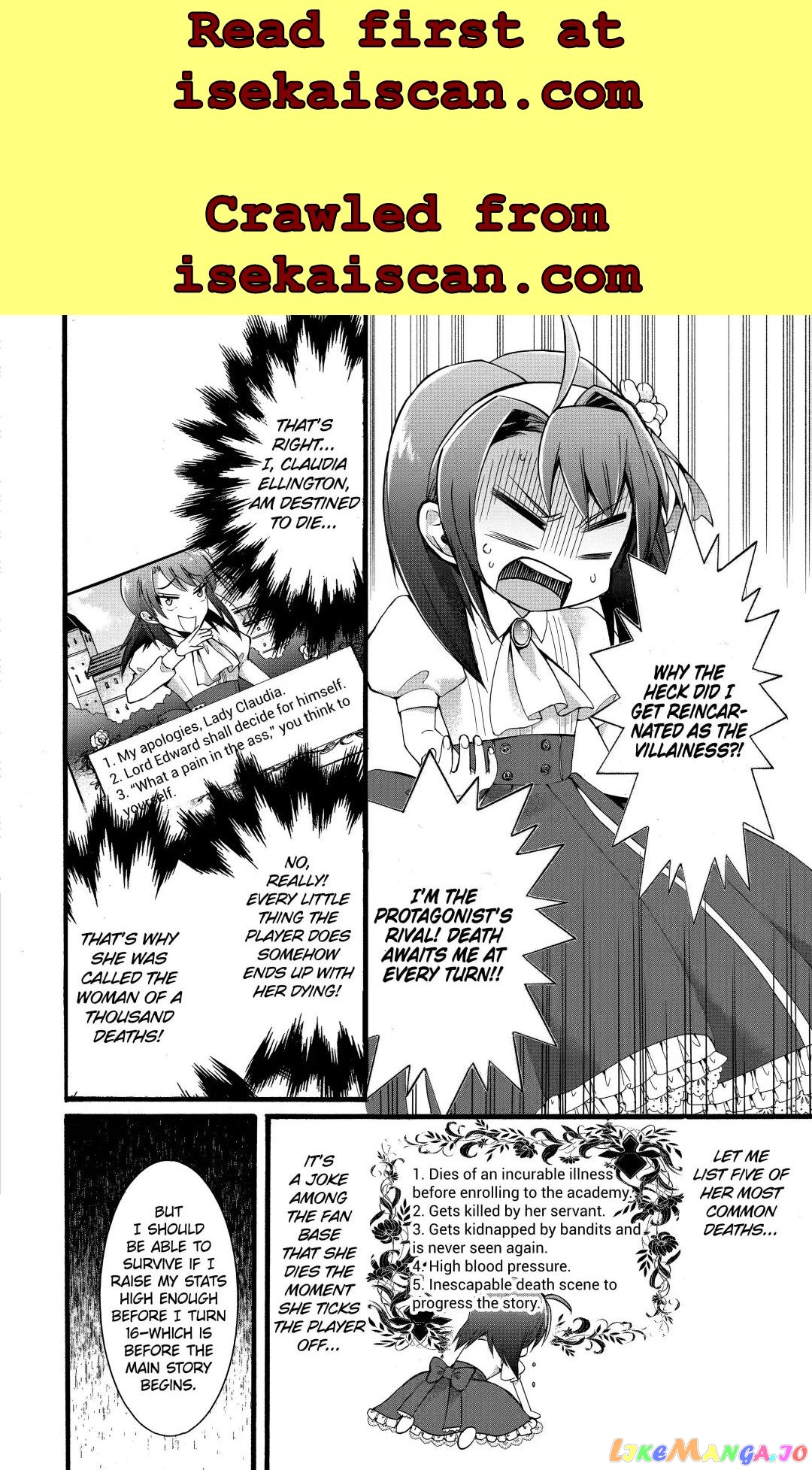 How To Survive A Thousand Deaths Accidentally Wooing Everyone As An Ex-Gamer Made Villainess! chapter 1.1 - page 8