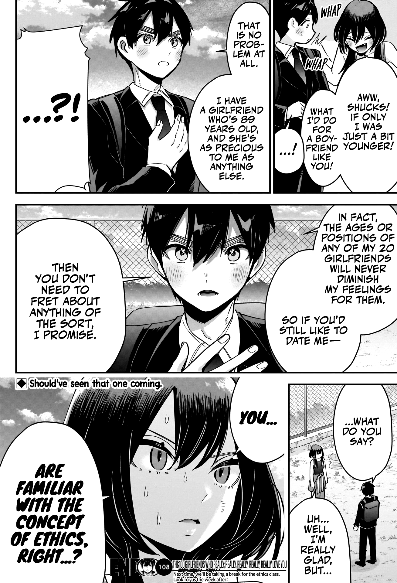 The 100 Girlfriends Who Really, Really, Really, Really, Really Love You chapter 108 - page 21